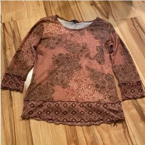 Jessica Max Paisley Women's blouse—M